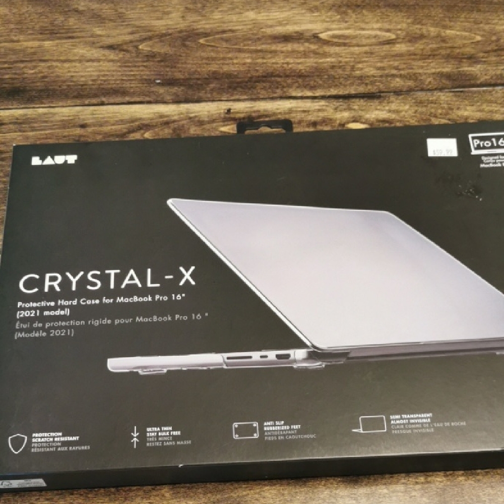 *3 for *$40 item Laut Crystal-X Hard Case for MacBook Pro 16"